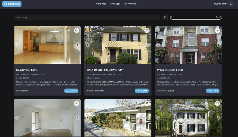 HeelShack Screenshot
